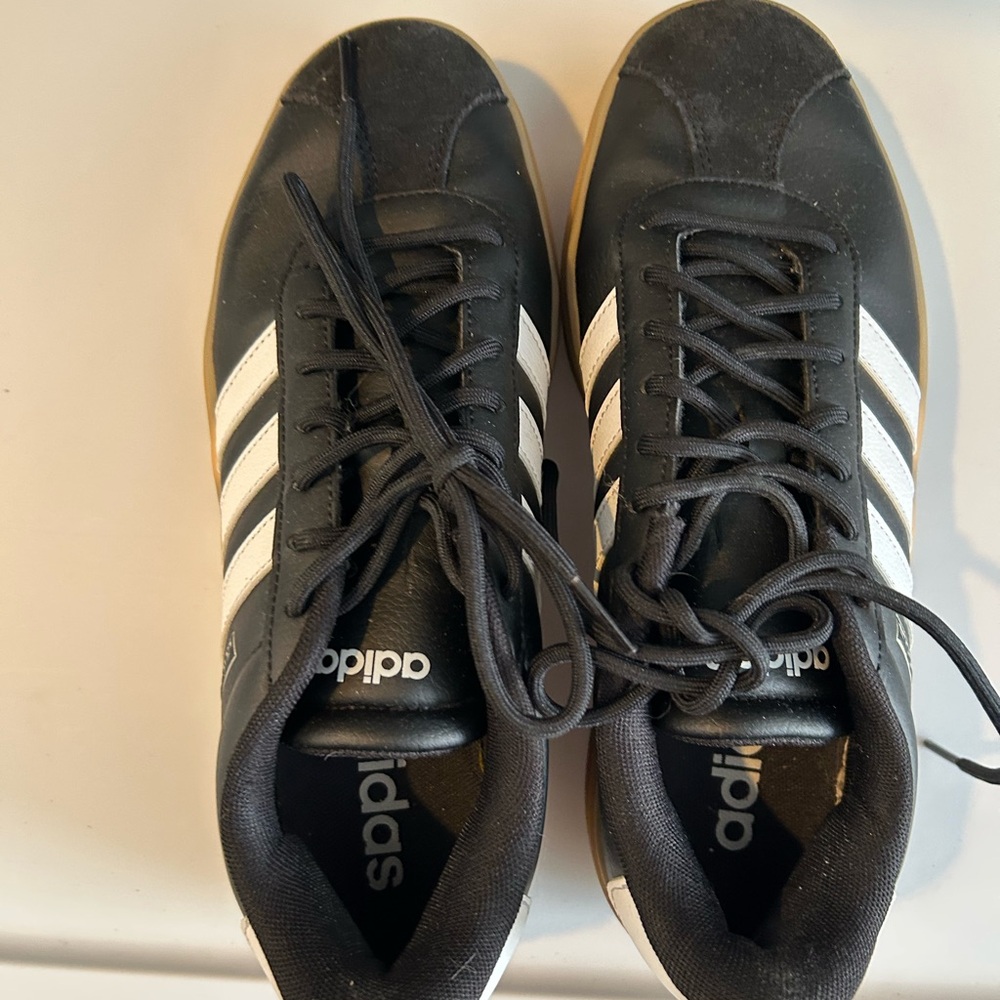 Adidas Women’s Black and White Sneakers